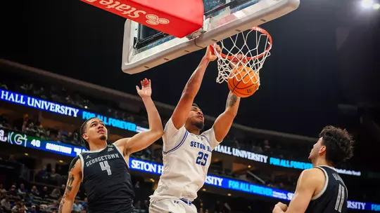 Najai Hines dunks on Georgetown