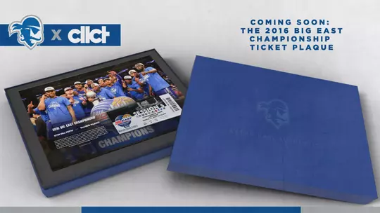 Rendering of the 2016 BIG EAST Championship Ticket Plaque