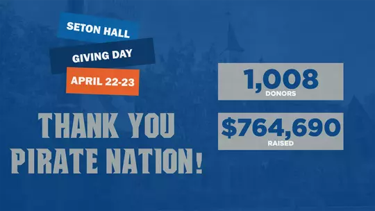 2026 Giving Day Graphic: 1,008 donors raised $764,690