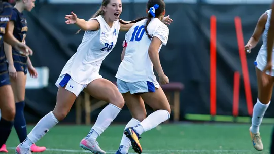 Kileigh Gorman Celebrates Goal with Brianna Azevedo
