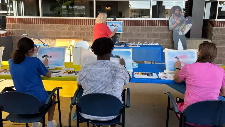 Bob Ross Night at Soccer