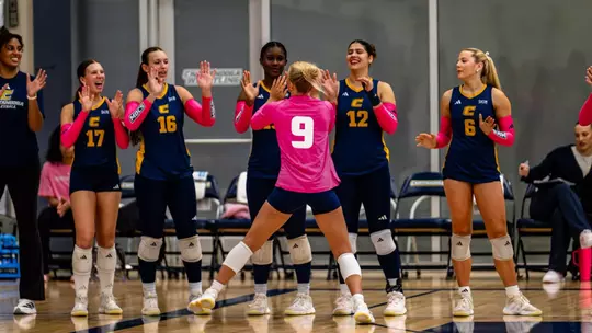 Caiti Barthel being introduced in the pregame starting lineups vs. ETSU