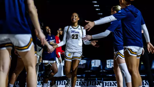 Ava Card being introduced in the starting lineup against ETSU