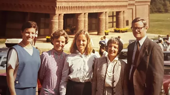 Emmy Knobloch '82 With Family