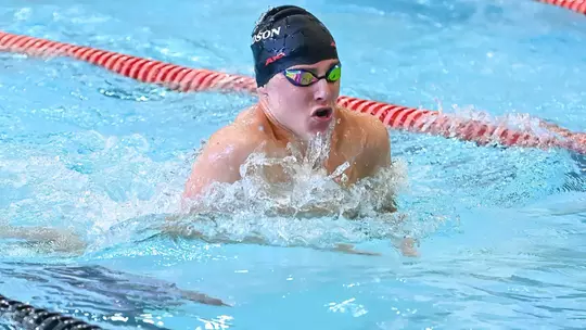Davidson takes on Queens in non-conference swimming and diving action at the Charles A. Cannon Pool on Saturday, September 27, 2025 in Davidson, North Carolina. Credit - Tim Cowie/DavidsonPhotos.com @tjcowie