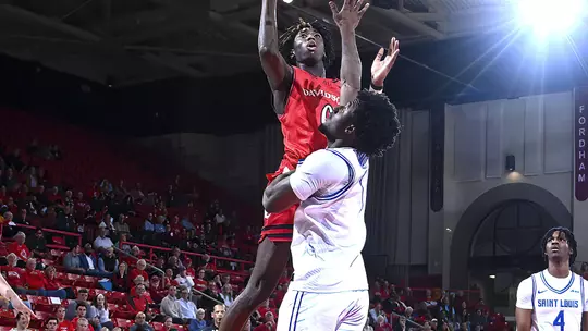 Davidson takes on Saint Louis in A-10 men's basketball action at Belk Arena on Tuesday, February 25, 2025 in Davidson, North Carolina. Credit - Tim Cowie/DavidsonPhotos.com