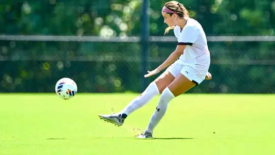 Davidson takes on USC Upstate in non-conference women's soccer action at Alumni Soccer Stadium on Sunday, August 17, 2025 in Davidson, North Carolina. Credit - Tim Cowie/DavidsonPhotos.com @tjcowie