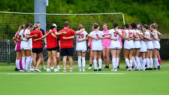 Davidson takes on Loyola-Chicago in A-10 women's soccer action at Alumni Soccer Stadium on Sunday, September 28, 2025 in Davidson, North Carolina. Credit - Tim Cowie/DavidsonPhotos.com @tjcowie