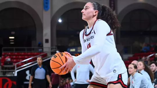 Davidson takes on Fordham in A-10 women's basketball action at Belk Arena on Wednesday, January 14, 2026 in Davidson, North Carolina. Credit - Tim Cowie/DavidsonPhotos.com @tjcowie
