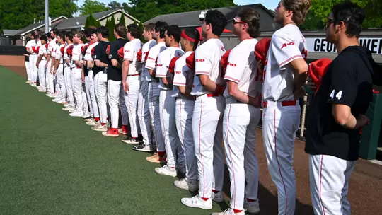 Davidson takes on Radford in non-conference baseball action at Wilson Field on Tuesday, April 21, 2026 in Davidson, North Carolina. Credit - Tim Cowie/DavidsonPhotos.com
