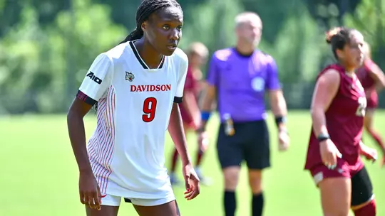 Davidson takes on College of Charleston in non-conference women's soccer action at Alumni Soccer Stadium on Sunday, August 23, 2026 in Davidson, North Carolina. Credit - Tim Cowie/DavidsonPhotos.com