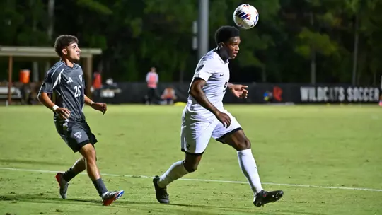 Davidson takes on St. Bonaventure in A-10 men's soccer action at Alumni Stadium on Saturday, September 26, 2026 in Davidson, North Carolina. Credit - Tim Cowie/DavidsonPhotos.com