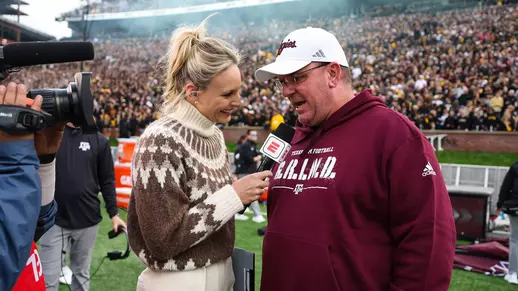 Mike Elko and Katie George