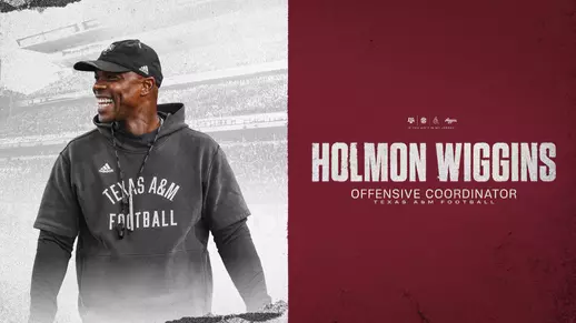 Texas A&M head coach Mike Elko announced Tuesday the promotion of Holmon Wiggins to offensive coordinator.