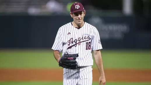 Prager walking off mound