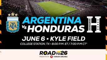 Argentina Honduras Road to 26