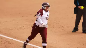 LEXINGTON, KY - May 06, 2026 - Mya Perez #24 of the Texas A&M Aggies during the game between the Auburn Tigers and the Texas A&M Aggies at John Cropp Stadium in Lexington, KY. Photo By Evan Pilat