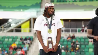 Zaza Smiling on NCAA Podium