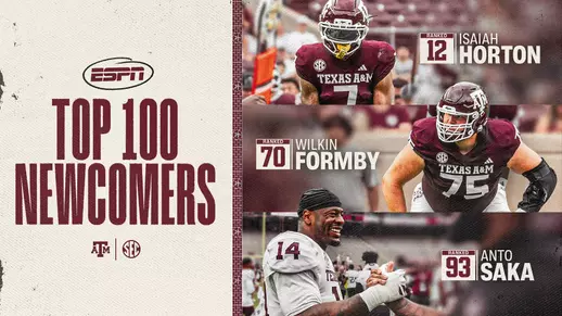 Football ESPN Top 100 Newcomers Graphic