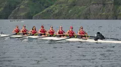 26_4_11 WSU Rowing wins the 2V8 over Gonzaga