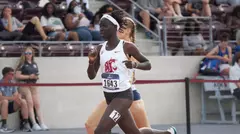 Rosemary Longisa at the 2025 NCAA Outdoor West Regional