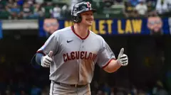 Kyle Manzardo MLB: Cleveland Guardians at Milwaukee Brewers