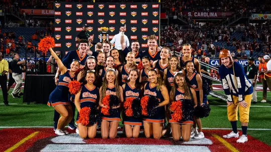 Cheerleaders at Citrus Bowl