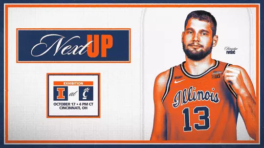 Illinois at Cincinnati match-up graphic