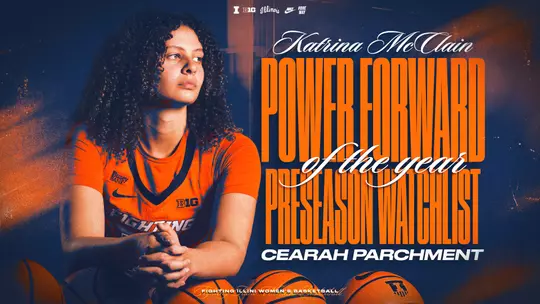 Katrina McClain Power Forward Player of the Year Preseason Watch List Cearah Parchment