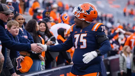 Brandon Henderson with fans