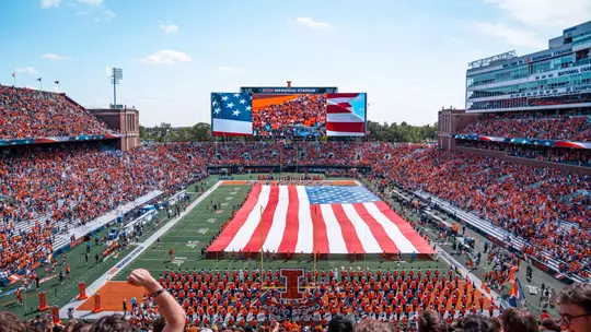 The game between the Duke Blue Devils and the Illinois Fighting Illini at Gies Memorial Stadium in Champaign, IL on September 12, 2026. Photo By Fighting Illini