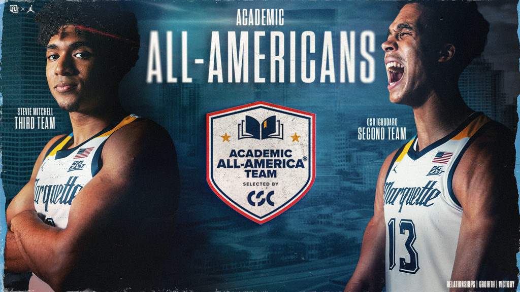 Image related to Ighodaro, Mitchell Named Academic All-Americans
