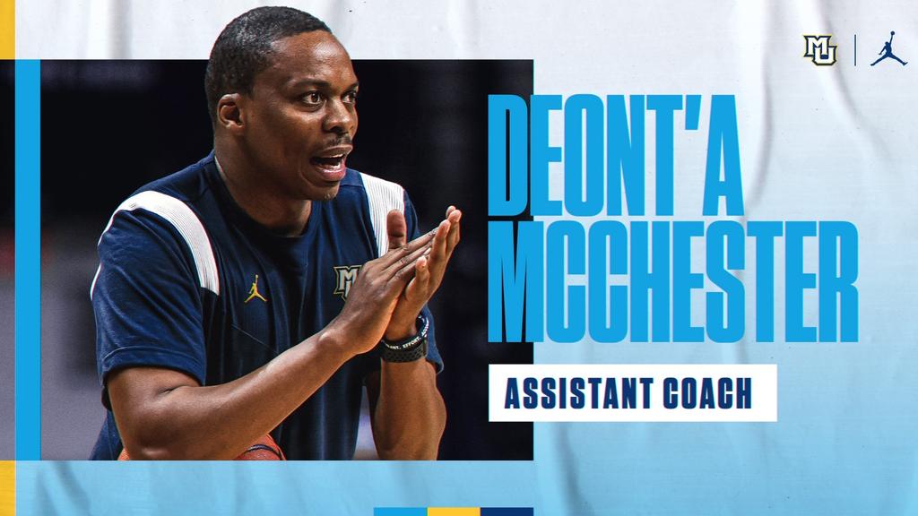 Image related to Cara Consuegra Adds Deont’a McChester as Assistant Coach