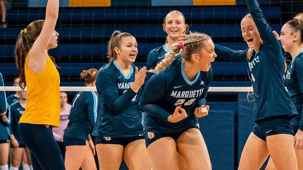 Marquette Volleyball defeats Villanova 3-1 at the Al McGuire Center in Milwaukee, Wisconsin, on September 20, 2026.