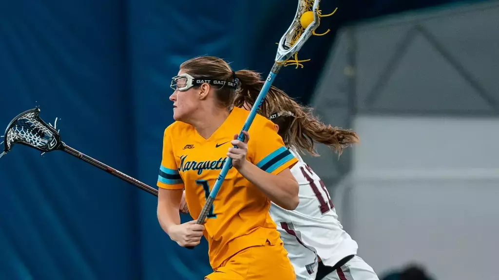 Marquette Women's Lacrosse plays an exhibition match against U Chicago at Valley Fields in Milwaukee, WI on January 31, 2026.