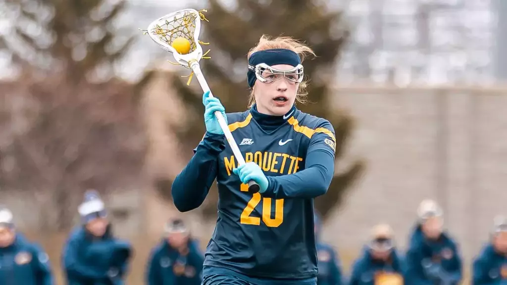 Marquette Women's Lacrosse at Niagara University on 3/14/2026. Photo by Matthew Haufe/Marquette Athletics.
