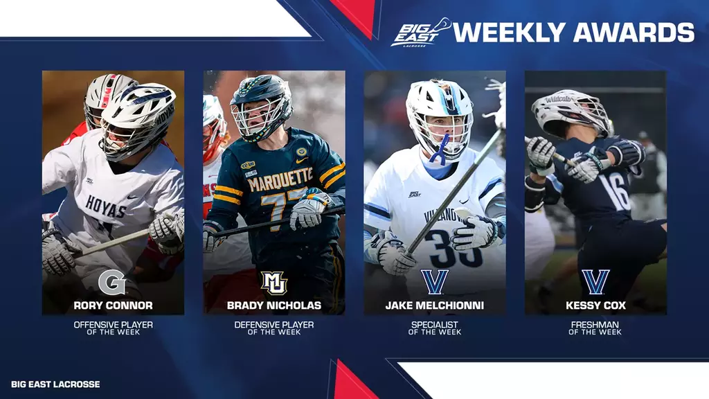 MLAX BIG EAST Weekly Awards 3.7.26