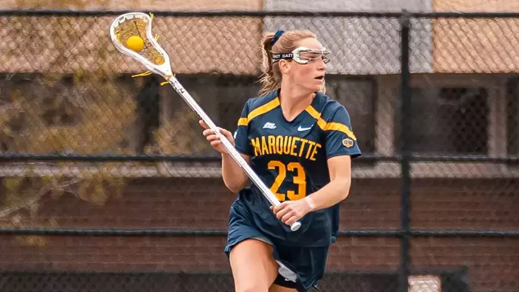 Marquette University women's lacrosse takes on #19 Denver at Peter Barton Lacrosse Stadium in Denver, Colorado on April 1, 2026. Photo by Matthew Haufe/Marquette Athletics.