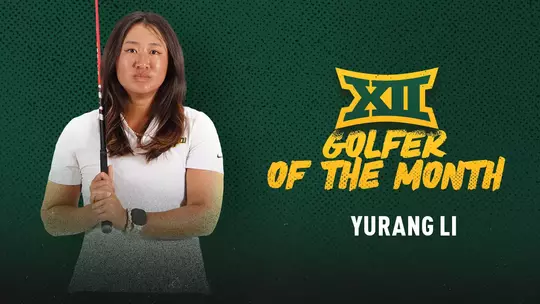 Yurang Li golfer of the month