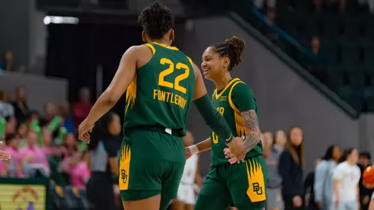 Taliah Scott and Bella Fontleroy in win over Lindenwood