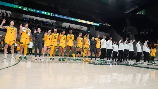 Baylor WBB sings alma mater after win over Southern