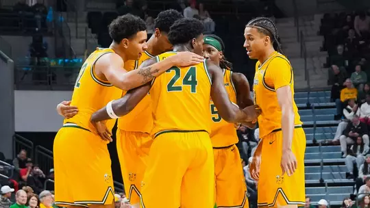 MBB Huddle vs Texas Tech