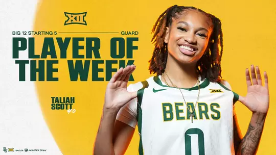 Taliah Scott Big 12 Player of the Week