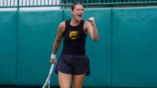 Alian Zack celebration in ITA Regional Championship in Waco