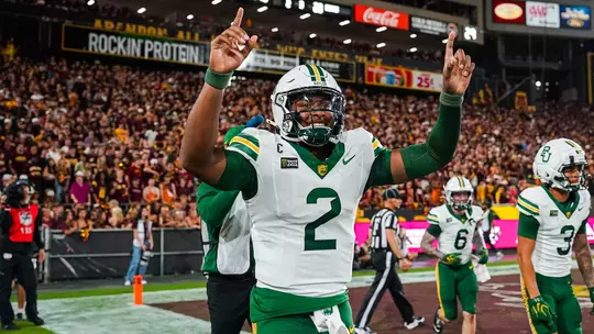 DJ Lagway celebrating at touchdown at Arizona State 2026