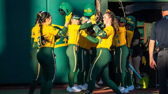 Averie Waddell Celebrates A Homerun against New Mexico