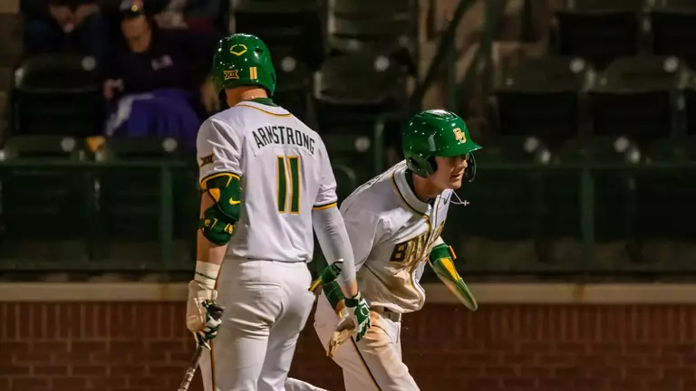 Brady Janusek and Tyce Armstrong high five 2026