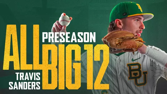 Travis Sanders 2026 Preseason All-Big 12 graphic