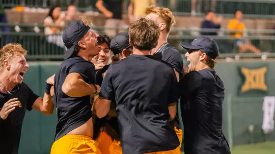 Men's Tennis Team Celebration