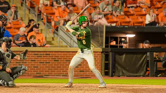 Travis Sanders hitting at OSU 2026